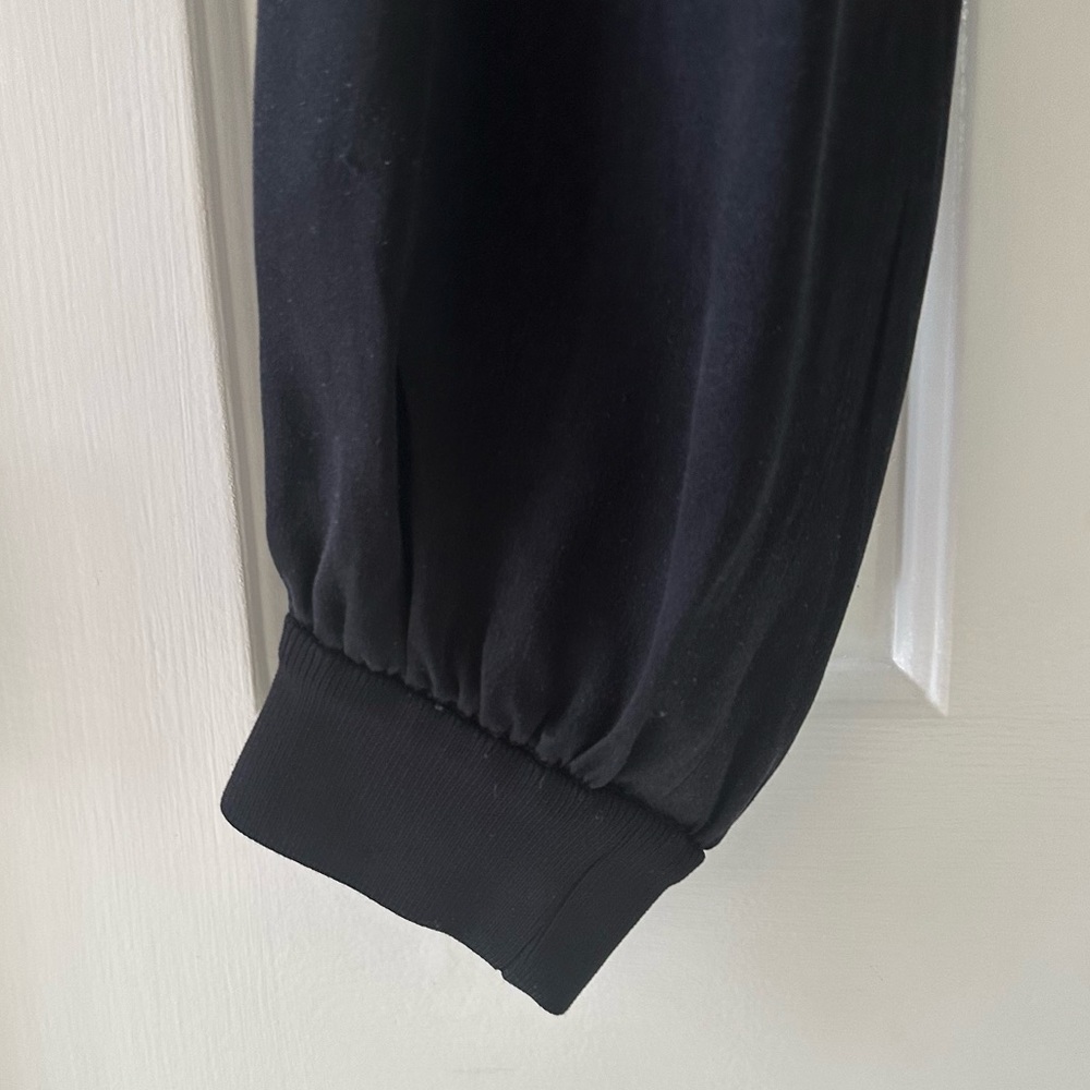 Dolce & Gabbana Silk Black Drawstring Joggers - Picture 3 of 11